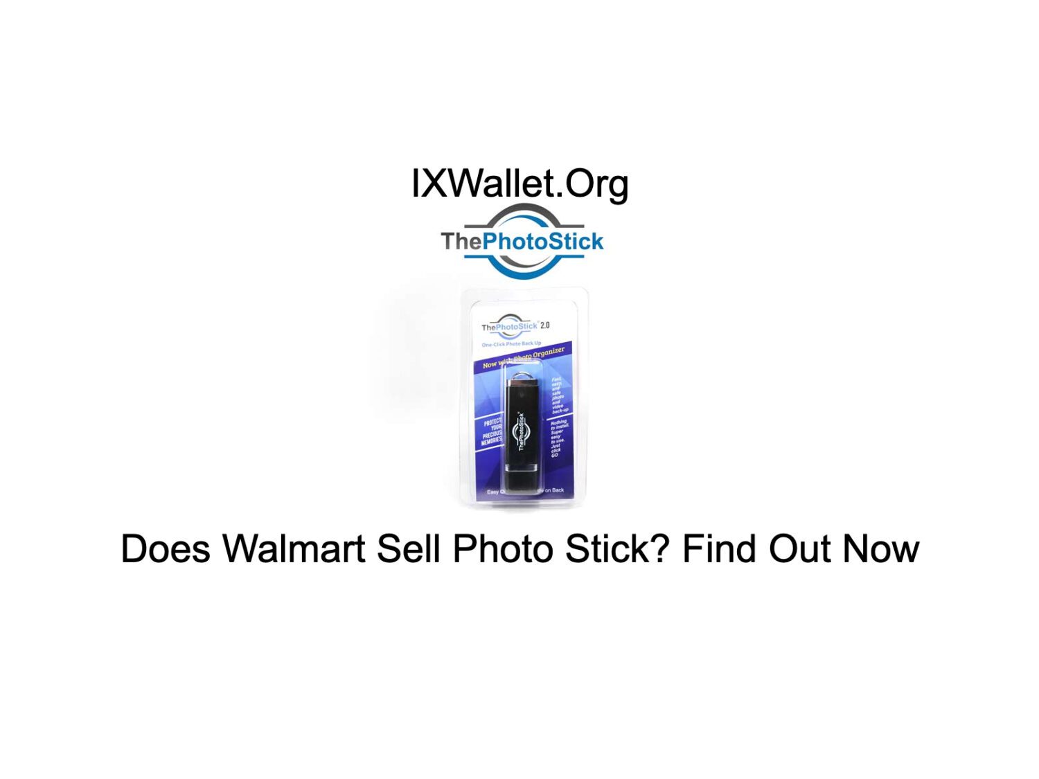 Does Walmart Sell Photo Stick?