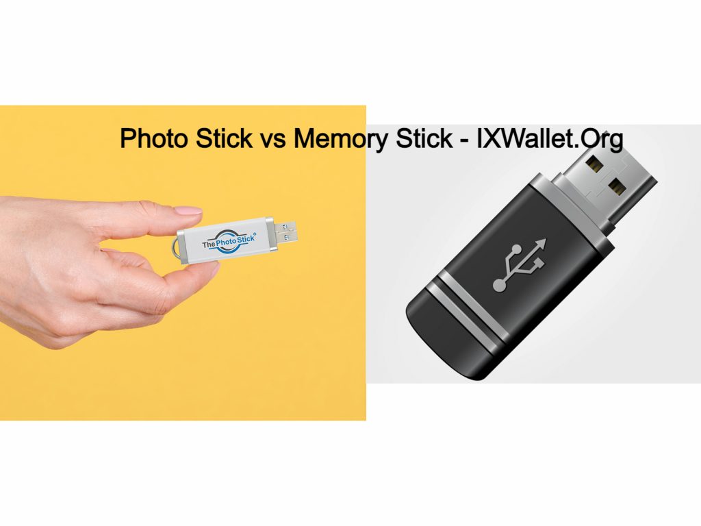 Difference between a Memory Stick and a Photo Stick