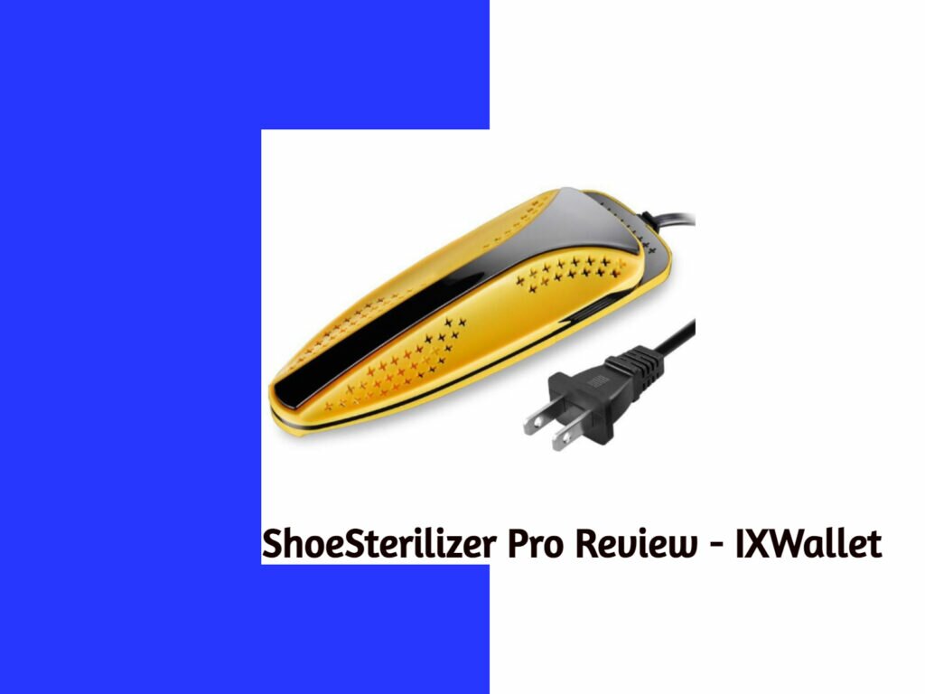 An image having ShoeSanitizer Pro Review written