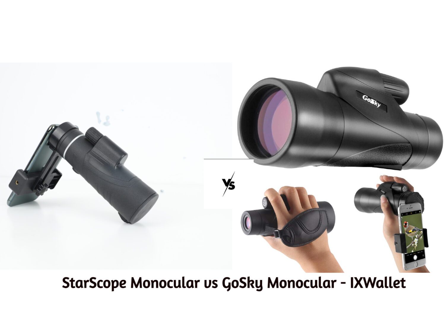 An image with difference between StarScope Monocular vs Gosky