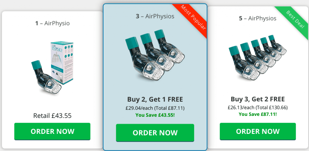 Airphysio Prices
