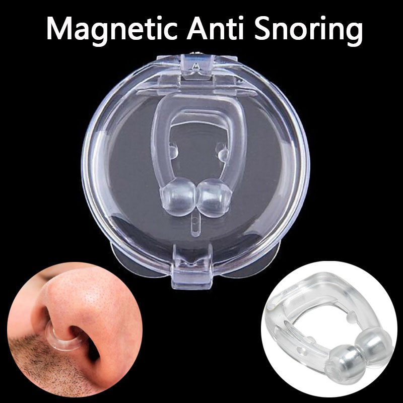 Anti snoring magnetic clip