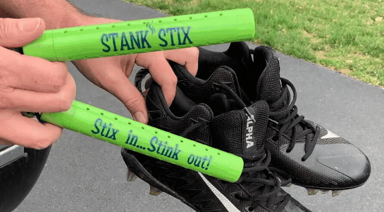 Using StankStix for shoes to eliminate bad odor