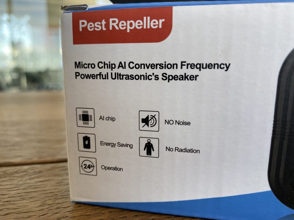 Box of PestOff Pro with features written