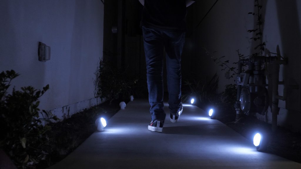 An unwanted person entering into house and motion sensor light gets activated