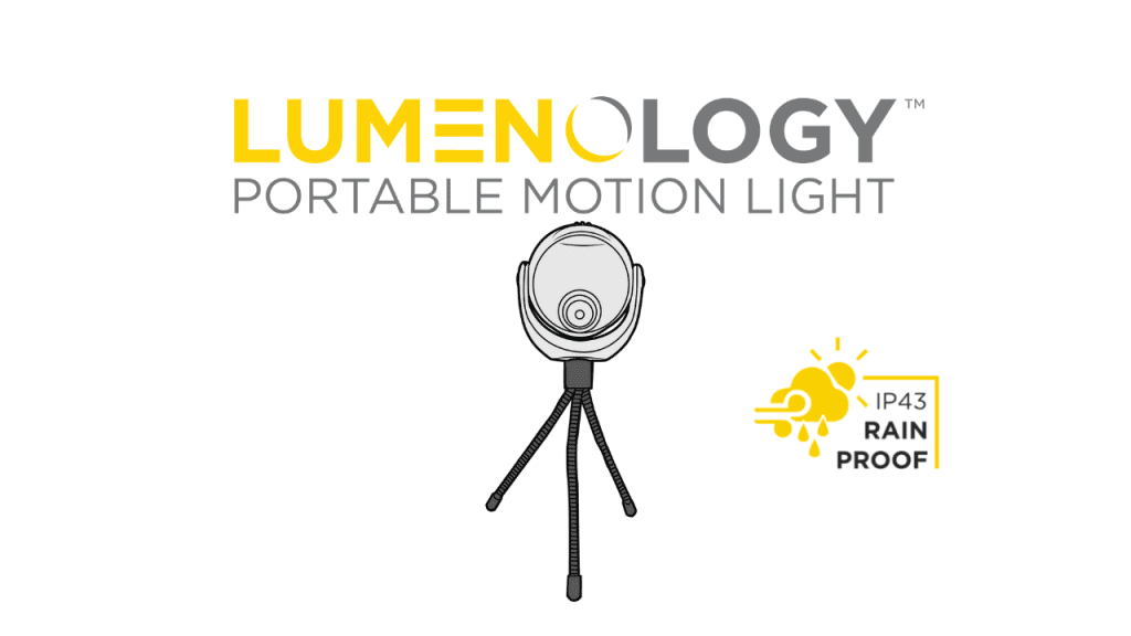 Water Resistant - LED Portable Motion Light
