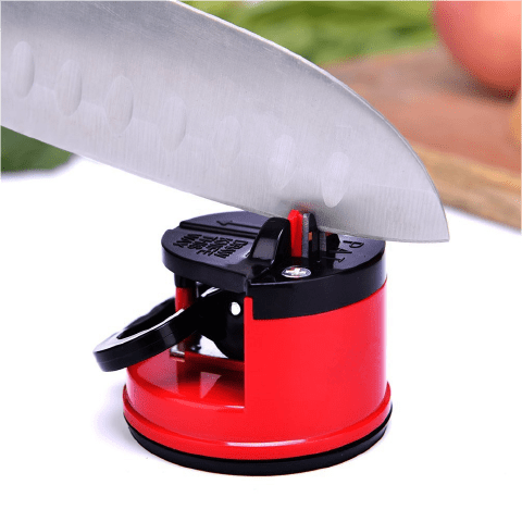 Using Suction Knife Sharpener
