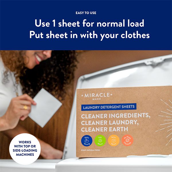 Using Miracle Laundry Detergent Sheets
