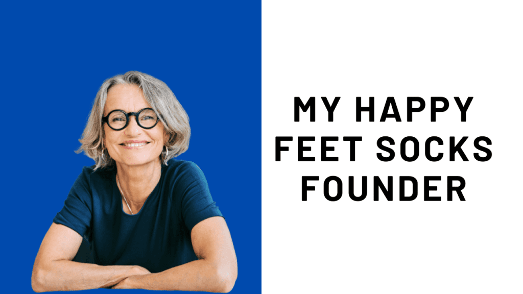 Eva Nemcik founder of Happy Feet Socks