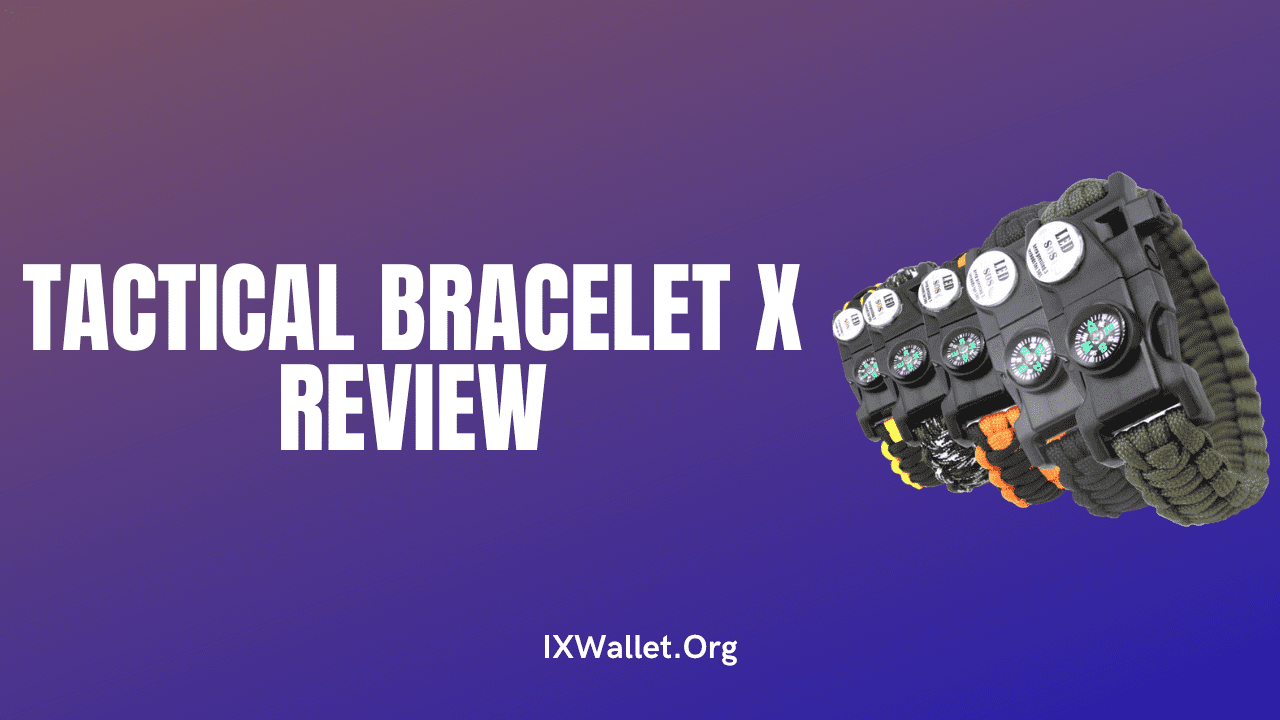 Tactical Bracelet X Review: 8-in-1 Military Survival Bracelet