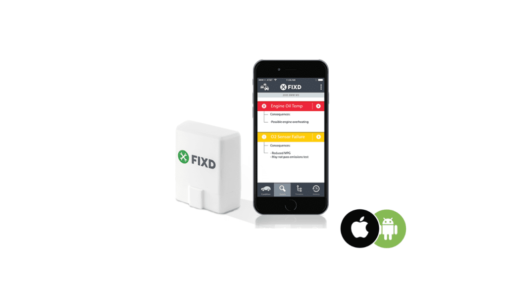 Fixd App on iOS and Android