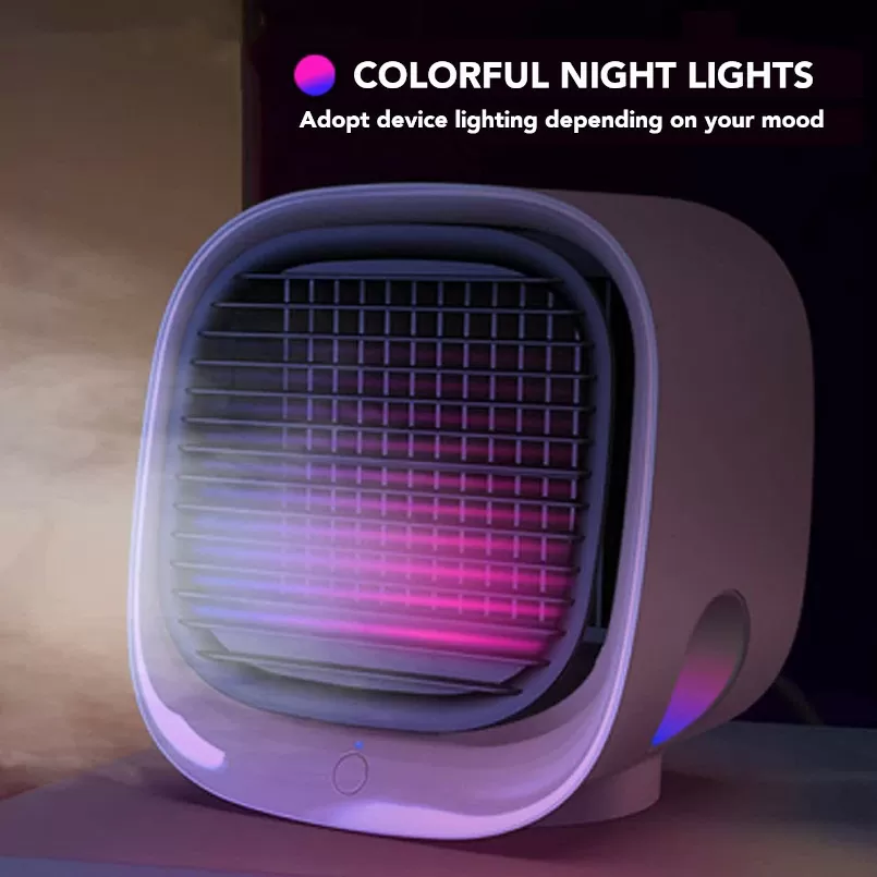 Different lights function in this Portable Air Cooler