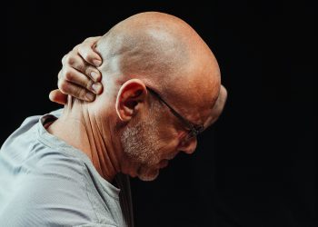 Men experiencing neck pain