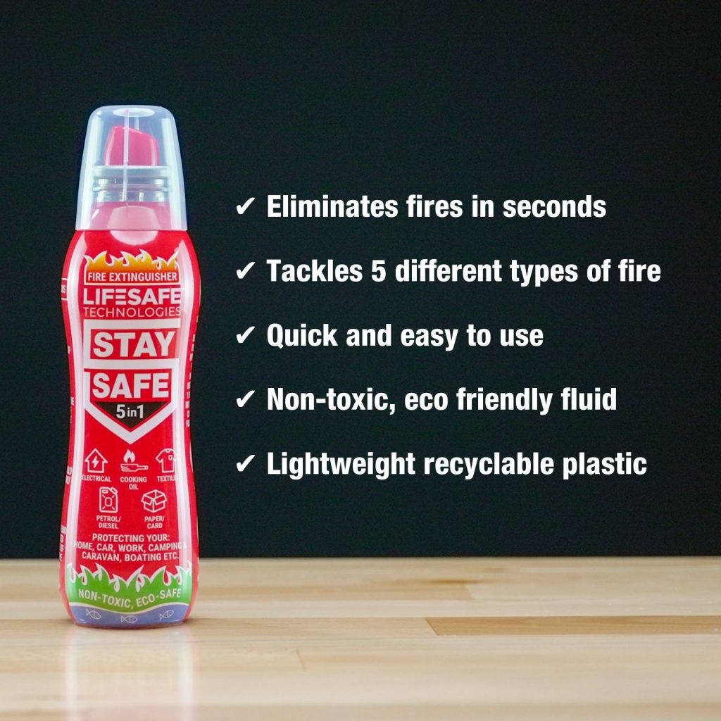 Staysafe 5-in-1 Fire Extinguisher with Benefits